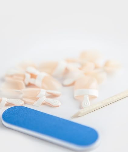 Kiss Everlasting French Nail Manicure, Chip-Free with Flexi-Fit Technology, Real Short, "Endless", Nail Kit with Pink Nail Glue (Net Wt. 2 g / 0.07oz.), Mini File, Manicure Stick, and 28 Fake Nails - Image 6