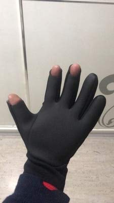 Kältefeste und warme Outdoor-Angelhandschuhe Herbst Winter Professioneller Angelhandschuh - Grün, M. – Bild 5