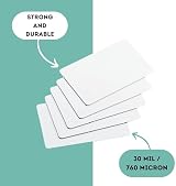 Double Dragon 100 Premium White PVC CR80 30mil ID Cards 86x54mm Pack view 4