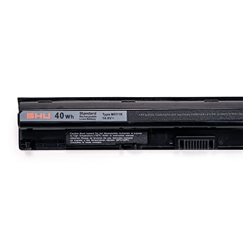 GHU Batería 40 Whr M5Y1K HD4J0 para laptop Dell Inspiron 3551/ 5555/ 5558/ 5758/ Vostro 345,1 2700 mAh, 40 WH Parte # HD4J0, M5YIK, WKRJ2, GXVJ3, 1KFH3