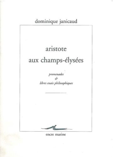 Aristote aux Champs-Élysées
