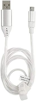 Amazon Com Miniso Shinning Micro Usb Cable 2 4a Fast Charging Data Cable Flowing For Smartphones 1 Meter Computers Accessories