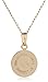 Children's 14k Gold-Filled Round Guardian Angel Pendant Necklace