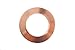 RMP Stamping Blanks, 1 Inch Round Washer with 5/8 Inch Center, 16 Oz. Copper 0.021 Inch (24 Ga.) - 10 Pack
