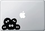 HAPPY BEAR DECALS Spirited Away Dust Bunnies Soot Sprites Macbook Decal