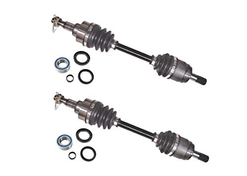 ATV Parts Connection Pair of Front CV Axle Shafts & Wheel Bearings for Honda Rancher 420 4x4 2007-2013, Rancher 400 4x4 2004-2007, Rancher 350 4x4 2000-2005 ATV