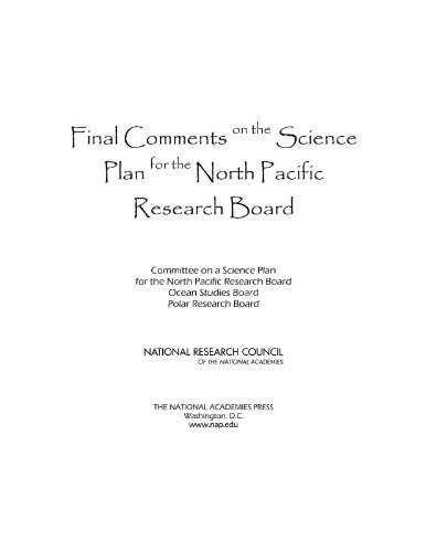 Final Comments on the Science Plan for the North Pacific Research Board