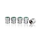 GODESON Pack of 20 Chrome Plated Brass Tire Valve Stem Caps with N2 Nitrogen Logo