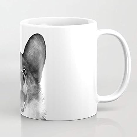 Amazon 簡素な雑貨屋 コーギー マグカップ コーヒーカップ ミルクカップ 家庭用 オフィス 来客招待に適応 カップル ギフト カップ マグ ソーサー オンライン通販