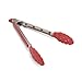 KitchenAid - KC095OHERA KitchenAid Stainless Steel Tongs, One Size, Red
