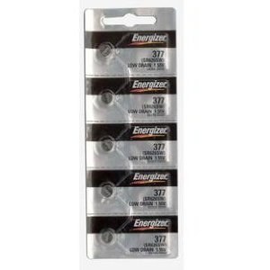 Energizer 377 / 376 Watch Batteries (Pack of 5) - $3.40