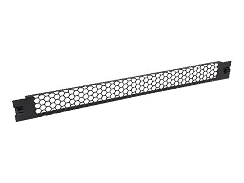 StarTech.com Blanking Panel – 1U – Vented – 19in – Tool-less – Steel – Black  – TAA Compliant – Blank Rack Panel – Filler Panel