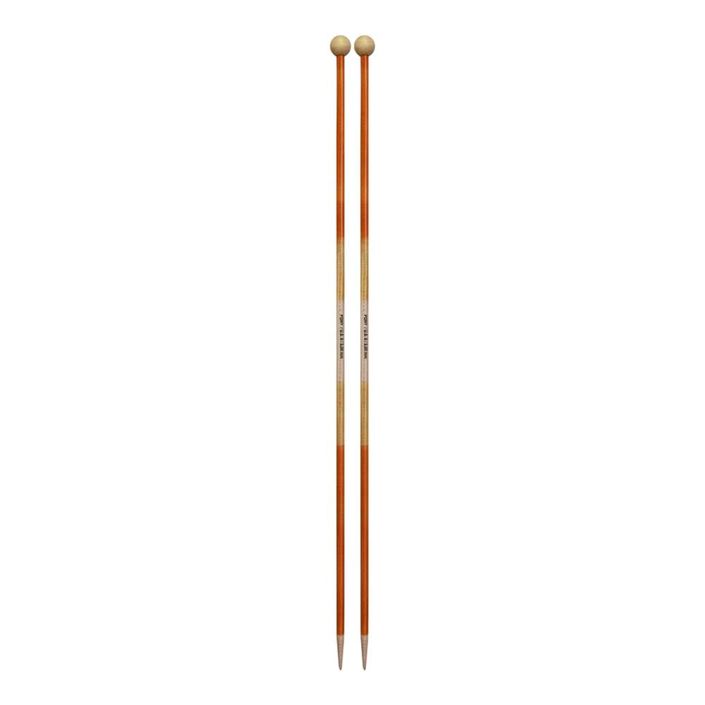 Pony Flair Single Pointed Knitting Needles Wood 40cm 5.00mm - 1 Piece