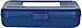 Staples Pencil Box, Translucent Blue