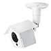 Wyze Cam V2 Wall Mount,Protective Weather Proof Pan Housing Security Mount,for Wyze Cam 1082p HD Indoor Outdoor Cam and IsmartAlarm Spot Cam White