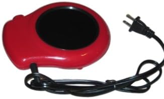 Travel Hot Plate Cup Warmer On/off Switch with Red Light - Size of a Big Cup (Color May Very)