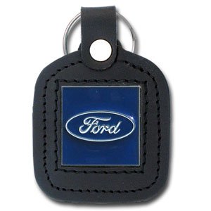 Ford Square Keychain & Keyring - Leather