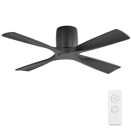 LEDLUX SYCF4806 Flush Mount Ceiling Fan