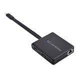 Cable Matters Dual Monitor USB C Hub (USB C Dock) with 2X 4K HDMI, 2X USB 2.0, Ethernet, and 60W Charging - Thunderbolt 3 Port Compatible for Windows, Support One External Display with MacBook Pro