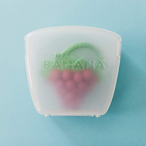 Baby Banana Grape Smoothie Soother, Purple and Green - Thumbnail 6