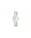 Casio Women's Light Green Genuine Leather Analog Watch LQ139L-3B