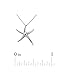 GlitterLounge Starfish Pendant Necklace Sterling Silver .925 Designer Style 16