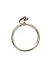 Gold Hoop Clip On Earrings (1 dz)