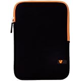 V7 Protective Neoprene sleeve, cover for iPad mini black/ orange