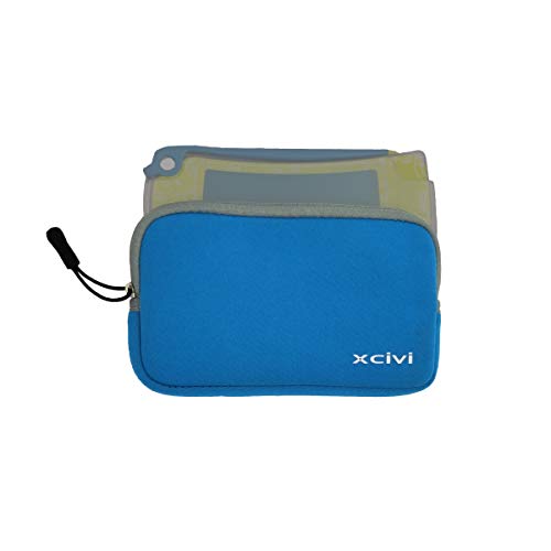 Xcivi Neoprene Sleeve Case for Boogie Board Jot 4.5 eWriter and Clear View Tracing Board (Blue)