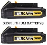 DEWALT 18V Combi Drill X2 Kit with 2 x 2Ah Li-ion Batteries Fast Charger T STAK view 4