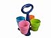 Westcott School Scissor Caddy and 5-Inch Blunt Safety Scissors for Kids, Assorted, 24 Pack (14756)