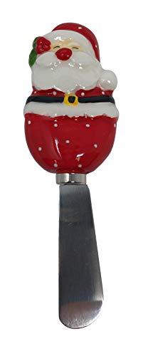 Christmas Holiday Spreader Knives Set of 4 For Cheese, Spread And Dips
