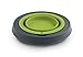 Dexas Popware for Pets Single Elevated Pet Feeder, Large, Gray/Green