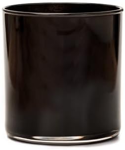 9oz Black Coded Glass Tumbler