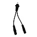 IKOCO 2 Pin Splitter Lead, Y Power Cable 2 Motors to 1 Power Supply for Electric Recliner Lift Chair