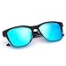 ELITERA Women Men Sunglasses Famous Lady Designer Gradient Colors Polarized Glasses UV400 E0717 (Black&Blue) Protection (Whitegrey)