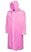 ZSHOW Unisex's Easy Carried Rain Coat Wind Coat PVC 1 Per Pack,One Size,Pink
