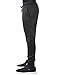 Hat and Beyond Mens Active Fleece Jogger Pants Casual Urban Harem Slim Fit Elastic (Medium, 1HC0003_Black)