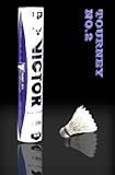 Victor Tourney No 2 Tournament Grade Badminton Goose Feather Shuutlecocks