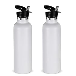 Neihepal 24oz Insulated Water Bottles Bulk 2