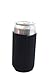 QualityPerfection 12 Black Can Cooler Sleeve - Collapsible Blank Neoprene Coolie Economy Bulk Insulation with Stitches Perfect 4 Events,Custom DIY Projects Variety of Colors (12, Black)