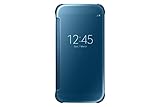 Samsung S-View Flip Cover for Samsung Galaxy S6 - Clear Blue (Discontinued by Manufacturer)