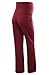 Jinson Women's Maternity Wide/Straight Versatile Comfy Palazzo Lounge Pants Stretch Pregnancy Trousers