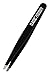 Tweezers - Slanted Eyebrow Tweezers - Stainless Steel Tweezers Precision - Bonus eBook Guide to Fabulous Eyebrows (Slant Tip, Matte Black)
