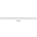 2 x 304 Stainless Steel Capillary Straight Tubing OD 4mm ID 3mm Length 250mm (Style 1)