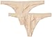 Pact Women's Organic Cotton Thong Panties (2-Pack)