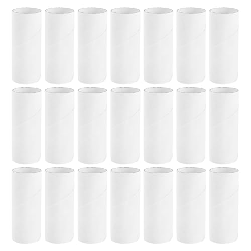 Gogogmee 30pcs Paperboard Tubes for Crafts DIY Art Supplies Eco-Friendly Kraft Paper Rolls Classroom Craft Supplies