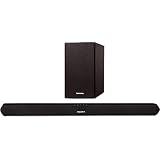 Toshiba TY-WSB600 2.1 Channel Bluetooth Soundbar TV Speaker: Sound Bar with Wireless Subwoofer, HDMI Arc with CEC, Optical, Coaxial, Aux and USB Inputs & Remote Control