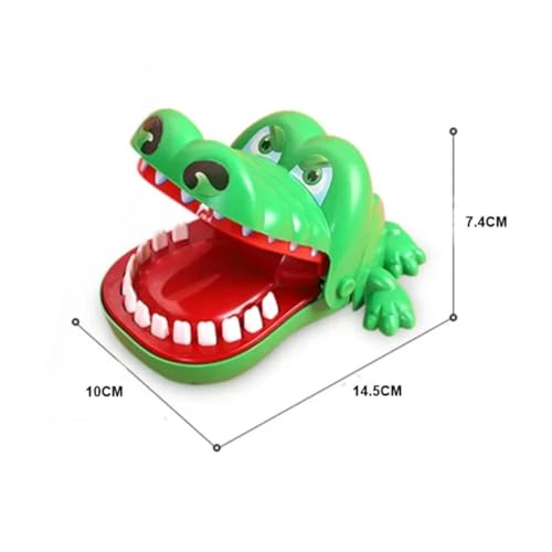Jogo Dentista Crocodilo Morde Dedo Brinquedo Infantil Interativo para Crianças 3+ Anos