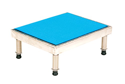 Vestil AHT-H-1924-A Aluminum Adjustable Work-Mate Stand with Ergo Matting Deck, 500-lb. Capacity, 24" Length x 19" Width Deck, 9-1/2" - 15-1/2" Height